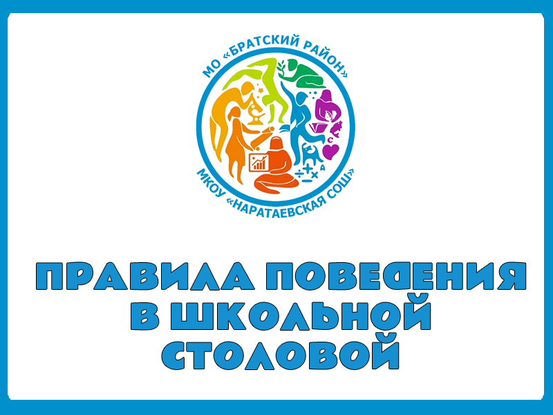 Правила поведения в школьной столовой.